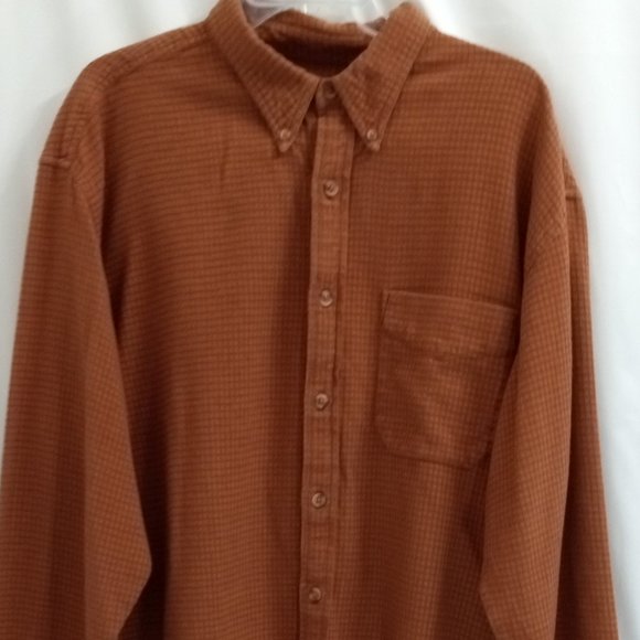 Territory Ahead Ribbed Textured Long Sleeve Casual Outdoor Shirt MensXL-T - Picture 1 of 8